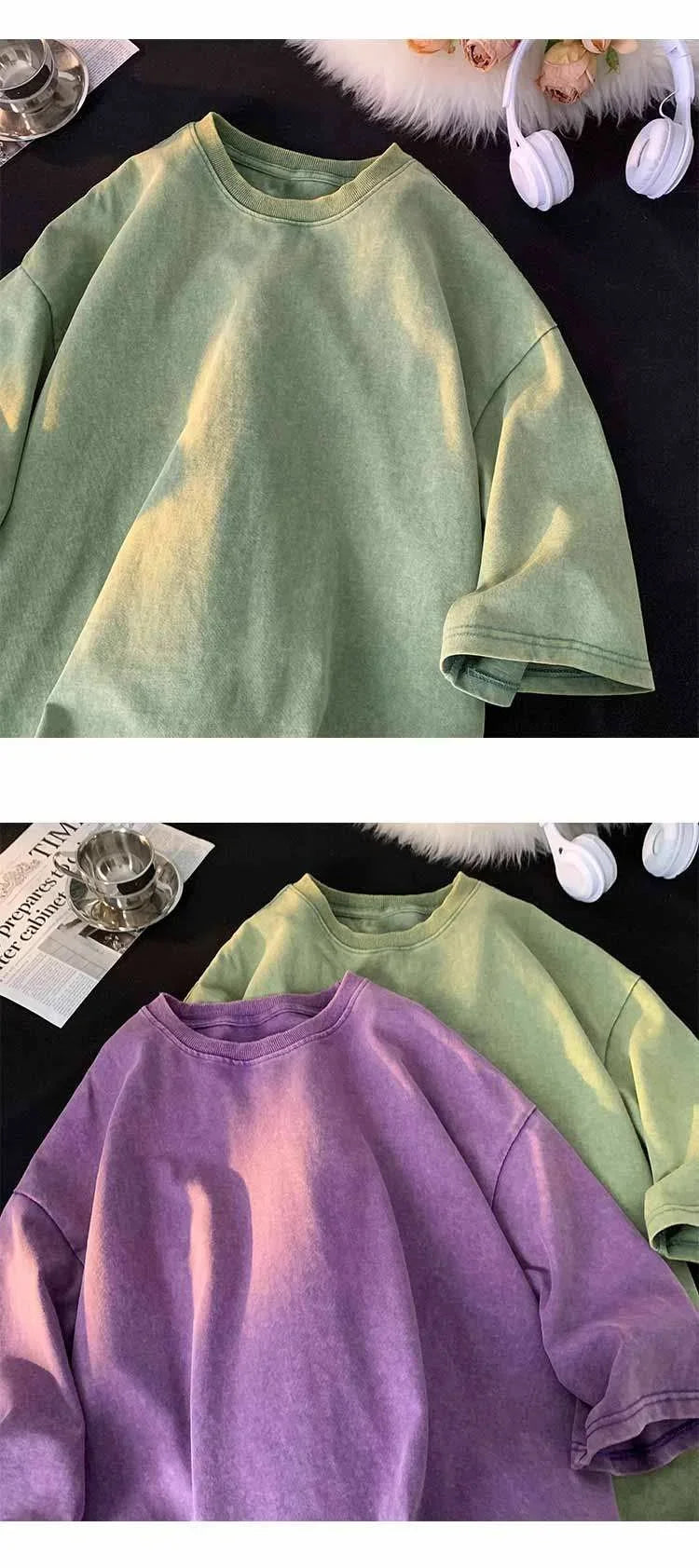 Oversized Acid Washed Y2K Luxury
