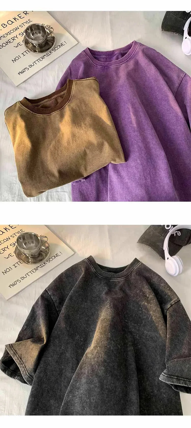 Oversized Acid Washed Y2K Luxury