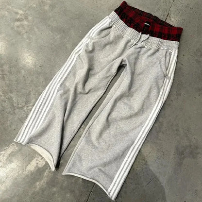 Y2K Four-Striped Double Pants